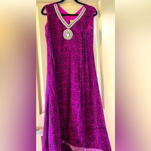Purple Anarkali